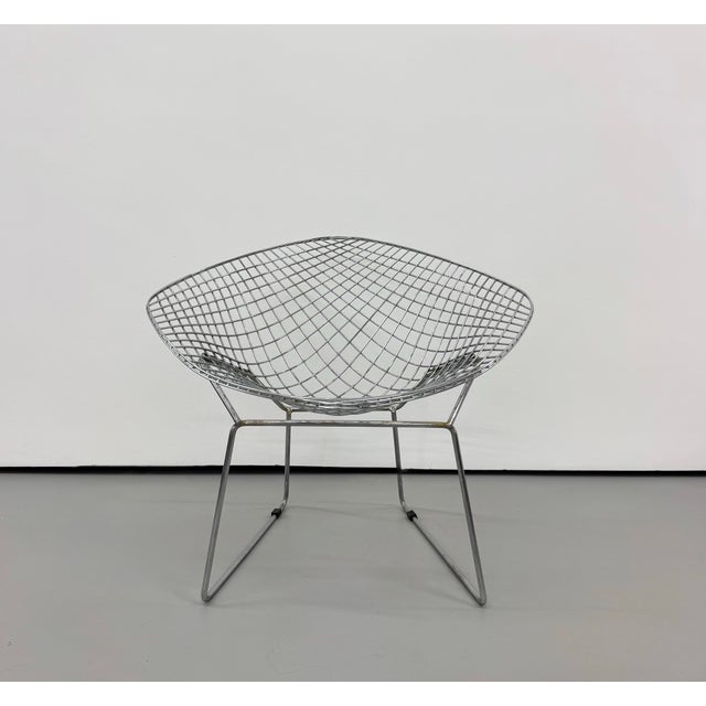 Russell Woodard Mid 20th Century Contemporary MCM Sculptura Wire Lounge Chair For Sale - Image 4 of 6