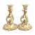 Rococo Porcelain Candlesticks from Derby, 1830, Set of 2 For Sale - Image 4 of 12