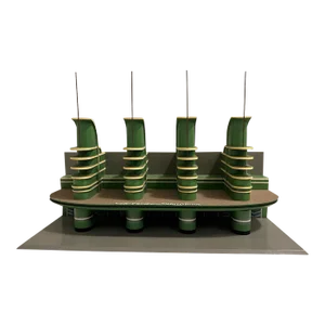 1990s, Pan Pacific Auditorium, Historic Art Deco Architectural Scale Model