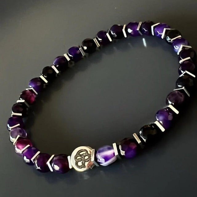 Spiritual Calming Amethyst Bracelet For Sale In Miami - Image 6 of 7
