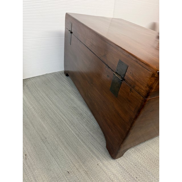 Wood 20th Century Asian Blanket Chest For Sale - Image 7 of 12