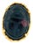 Vintage 14k Gold Scarab Bloodstone Cabochon Ring, Size 8.25 For Sale
