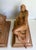 Terra Cotta Pair of Vintage Italian Reclining Nude Figural Bookends in Terracotta Finish For Sale - Image 8 of 16