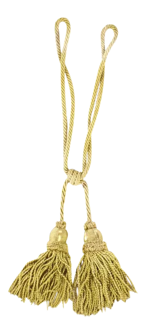 Vintage Rope Twist Curtain Tassels
