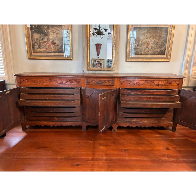 Traditional Early 18th Century French Provincial Buffet For Sale - Image 3 of 13