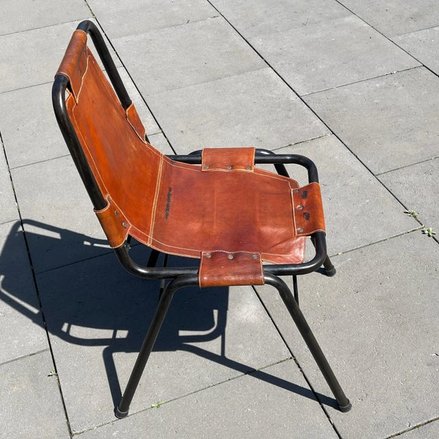 Bauhaus Stacking Les Arcs Chair attributed to Charlotte Perriand, 1960s For Sale - Image 9 of 13