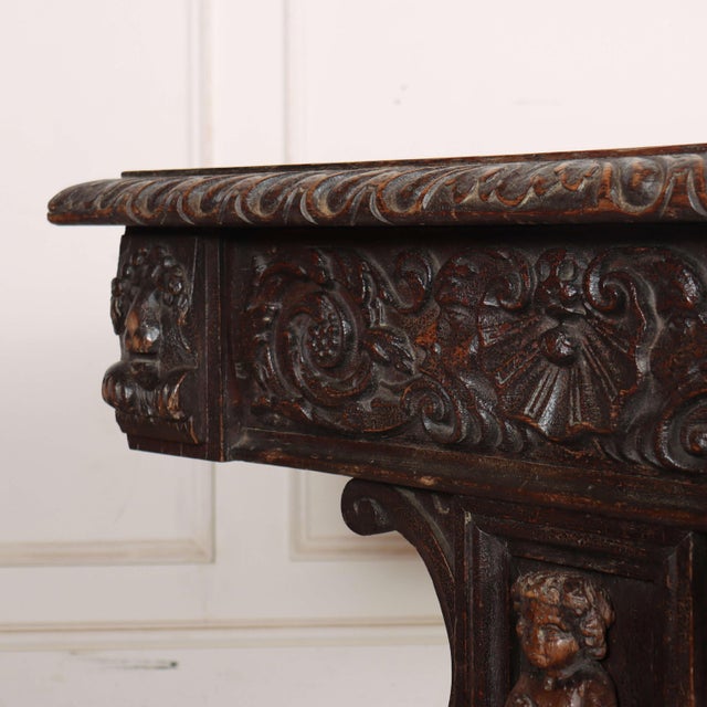 English Oak Centre Table For Sale - Image 5 of 18