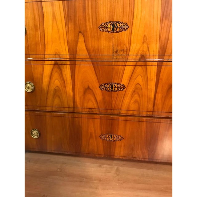 Antique Biedermeier Cherrywood Chest of Drawers, 1820 For Sale - Image 6 of 13