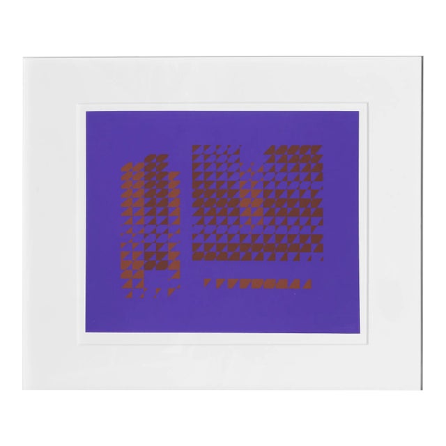 Josef Albers, Opposing Construction - P2, F15, I2 , Geometric Abstract Screenprint For Sale