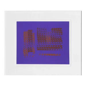 Josef Albers, Opposing Construction - P2, F15, I2 , Geometric Abstract Screenprint
