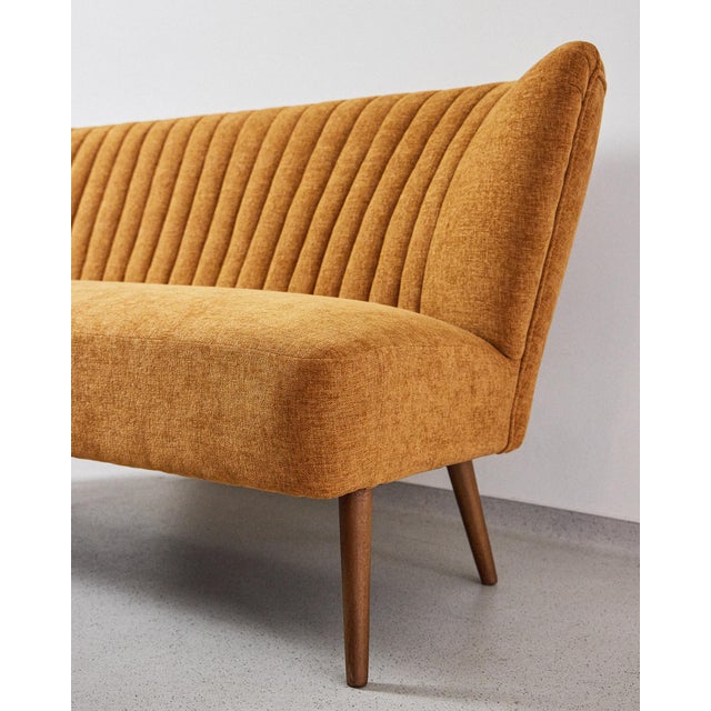 Mid-Century Modern Sky Sofa in Wood and Fabric, 1950s For Sale - Image 3 of 6