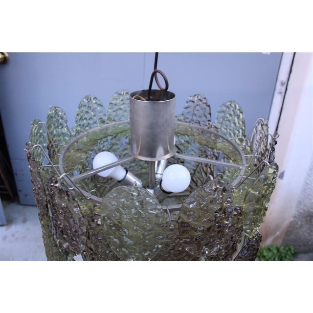 Murano Glass Torcello Chandelier by Gino Vistosi, 1960 For Sale - Image 6 of 18