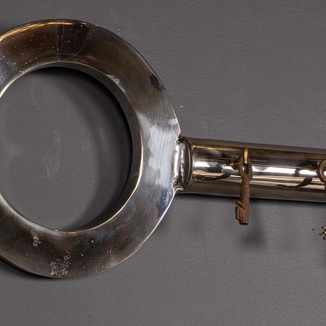 Vintage English Locksmiths Shop Display Key, 1950 For Sale - Image 6 of 9