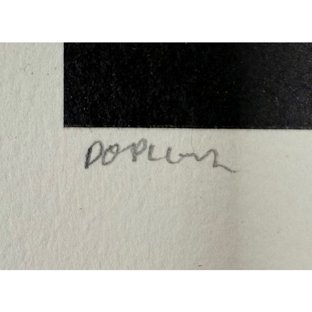 1980s 1984, "Dopum", Abstract Impressionism, Newly Framed Original Intaglio Print, Laurence Scholder For Sale - Image 5 of 8