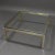 Metal Italian Chrome and Gold Coffee Table, 1970s For Sale - Image 7 of 9