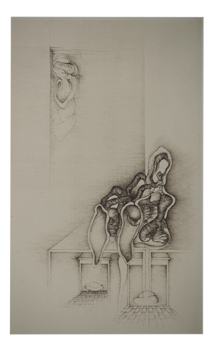 Fred Deux, Table Decorations, Original Engraving