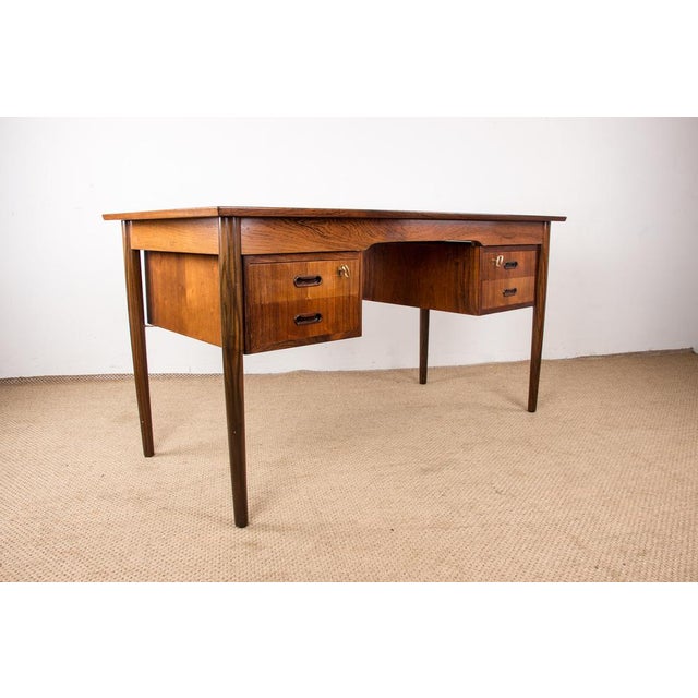 Wood Rosewood Desk by Arne Vodder for Sibast, 1960s For Sale - Image 7 of 18