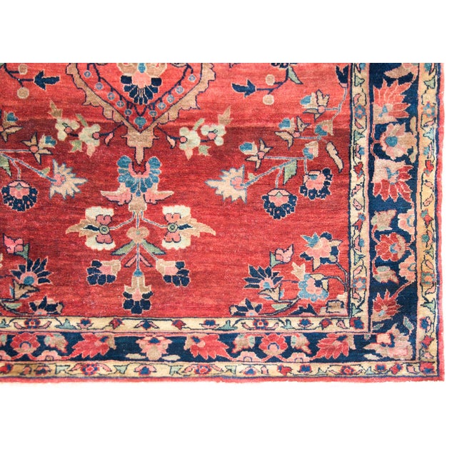 Early 20th Century Persian Sarouk Mohajeran Rug For Sale - Image 11 of 14
