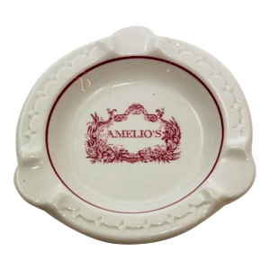 Amelios San Francisco Ashtray Collectible Porcelain Dish 1950s