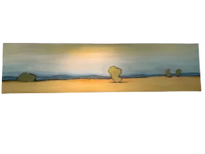 Abstract Oil on Canvas - Desert Landscape, "New Mexico Ii"