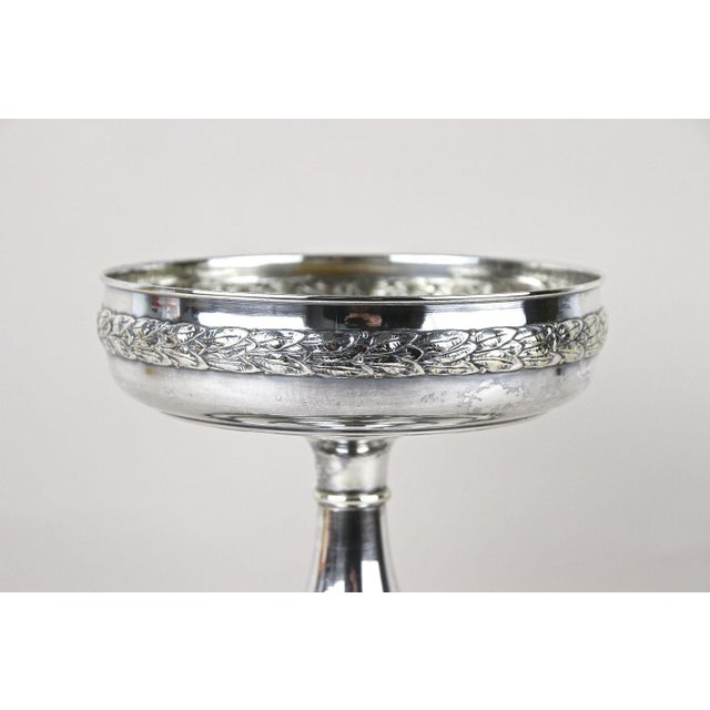 Art Nouveau Silvered Centerpiece with WMF Tray, 1915, Set of 2 For Sale - Image 3 of 18
