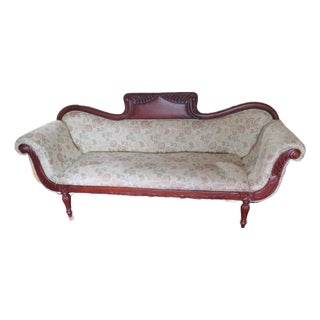 Somerset Furniture Company Duncan Phyfe Style Mahogany Sofa For Sale
