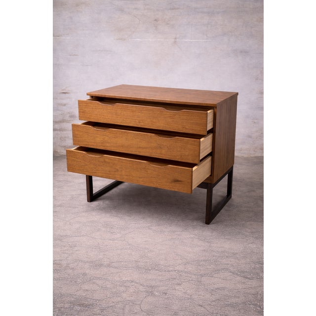 Mid-Century Modern Europa Formica and Teak Chest of Drawers, 1970s For Sale - Image 6 of 8
