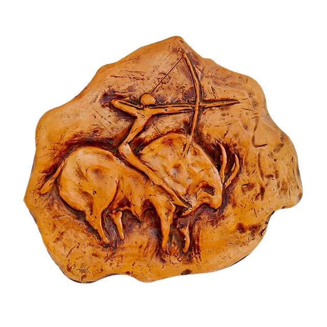 Cà d'Oro Venezia Ceramic Plaque, 1957 For Sale