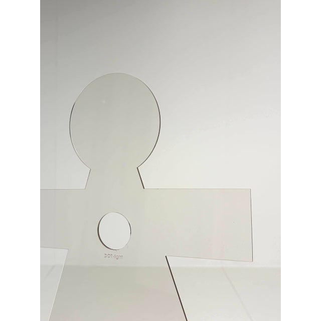 Angel Wall Light in Transparent Acrylic Glass from DOT-Light For Sale - Image 4 of 14