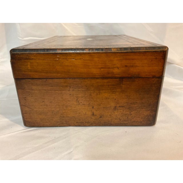 19th Century Victorian Tunbridge Document Box For Sale - Image 4 of 13