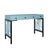 Swirl Writing Desk - Pool Blue For Sale - Image 9 of 9
