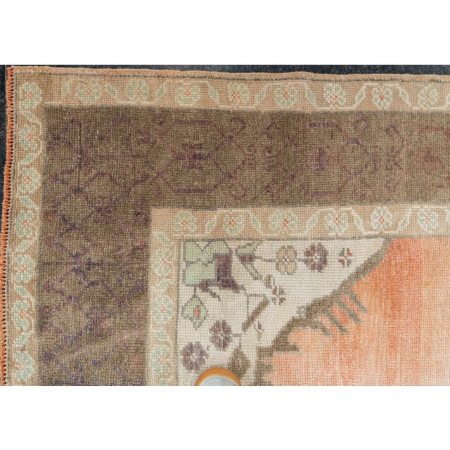 Early 21st Century Turkish Vintage Rug 4' x 7'3" #21002 For Sale - Image 5 of 8