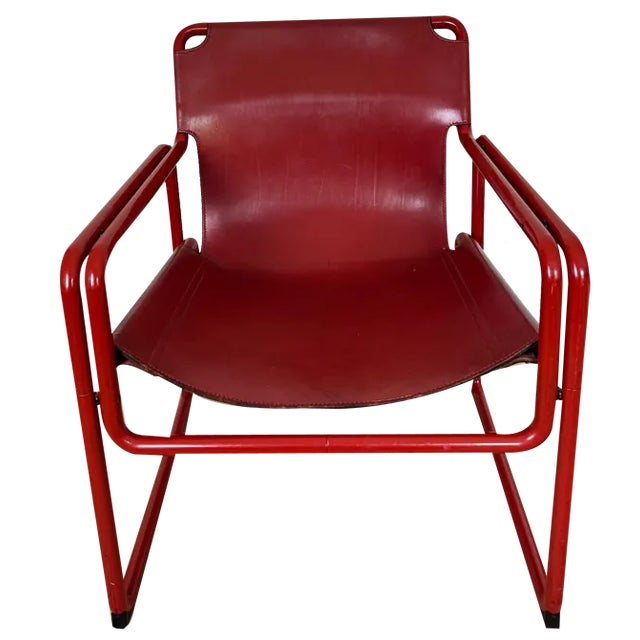Vintage Tubular Armchair, 1960s For Sale