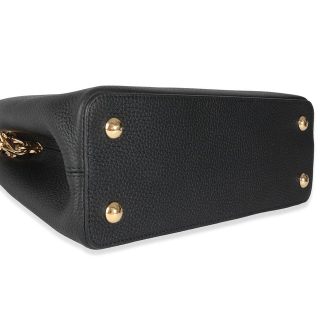 x TM Black Taurillon Capucines MM For Sale In New York - Image 6 of 8