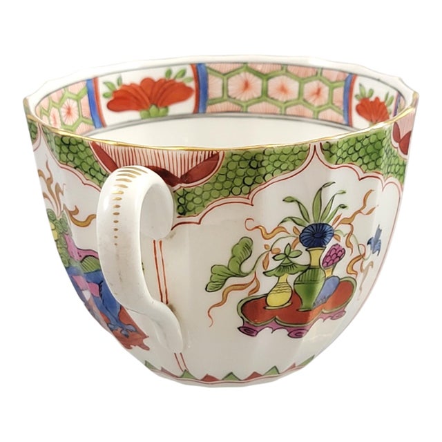 Antique Porcelain Cup and Saucer from Worcester, 1815, Set of 2 For Sale - Image 4 of 17