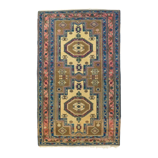 Antique Shirvan Rug 4'1'' x 6'9'' For Sale
