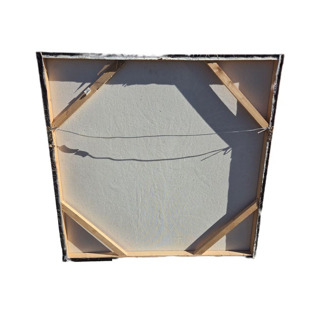 Textile “After Dark” by Giovanni Russo – Contemporary Landscape Canvas Wall Art For Sale - Image 7 of 7