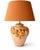 1980s Ceramic Terracotta Table Lamp with Sculptural Glazed Fruit Decoration, 1980s For Sale - Image 5 of 5