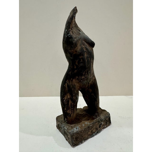 Original Larry Mohr sculpture in plaster acquired from the artist’s estate. This work shows the artist’s modernist...