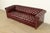 1980s Hancock & Moore Style English Oxblood Tufted Leather Chesterfield Sofa | Circa 1980s For Sale - Image 5 of 15