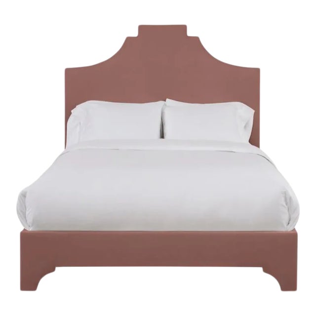 This listing is for the headboard only, and does not include the bedframe with the purchase. From Chairish's line of...