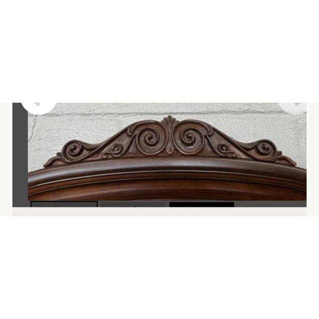 Pennsylvania House Grand Full-Length Mirror: 37x80 Vintage Chinoiserie Grandeur For Sale - Image 10 of 16