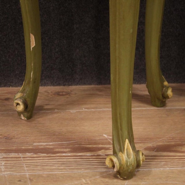 20th Century Venetian Lacquered Stools, 1960s, Set of 2 For Sale - Image 4 of 13