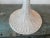 Mid 20th Century Vintage White Wicker Mushroom Floor Lamp - Rewired For Sale - Image 5 of 9