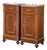 Pair of 19th Century French Louis Philippe Walnut Marble-Top Bedside Cabinets For Sale