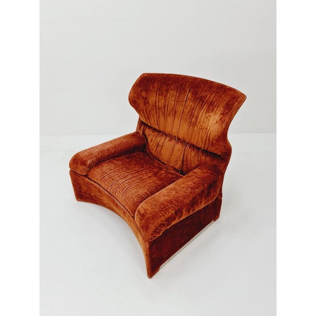 Italian Space Age Lounge Chair by Giovanni Offerdi for Saporiti, 1970s For Sale - Image 5 of 11