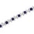 .925 Sterling Silver, Lab Created Gemstone and 1/6 Cttw Round Diamond Tennis Bracelet (H-I Color, I1-I2 Clarity)Created Purple Amethyst,Feb Birthstone For Sale - Image 4 of 7