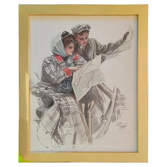 American Set of 13 Harrison Fisher First Edition Prints For Sale - Image 3 of 13