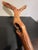 Wine Vintage Carved Wood Spirit Walking Cane For Sale - Image 8 of 10