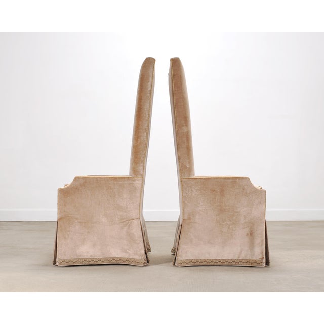 Set of 12 Ferrell+Mittman Art Deco High-Back Dining Chairs For Sale - Image 13 of 18